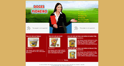 Desktop Screenshot of docepioneiro.com.br