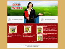 Tablet Screenshot of docepioneiro.com.br